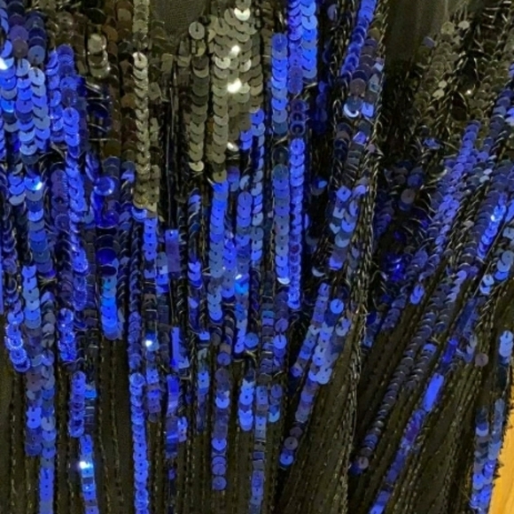 Parker Mona Sequin Sleeveless Column Gown - Picture 4 of 14